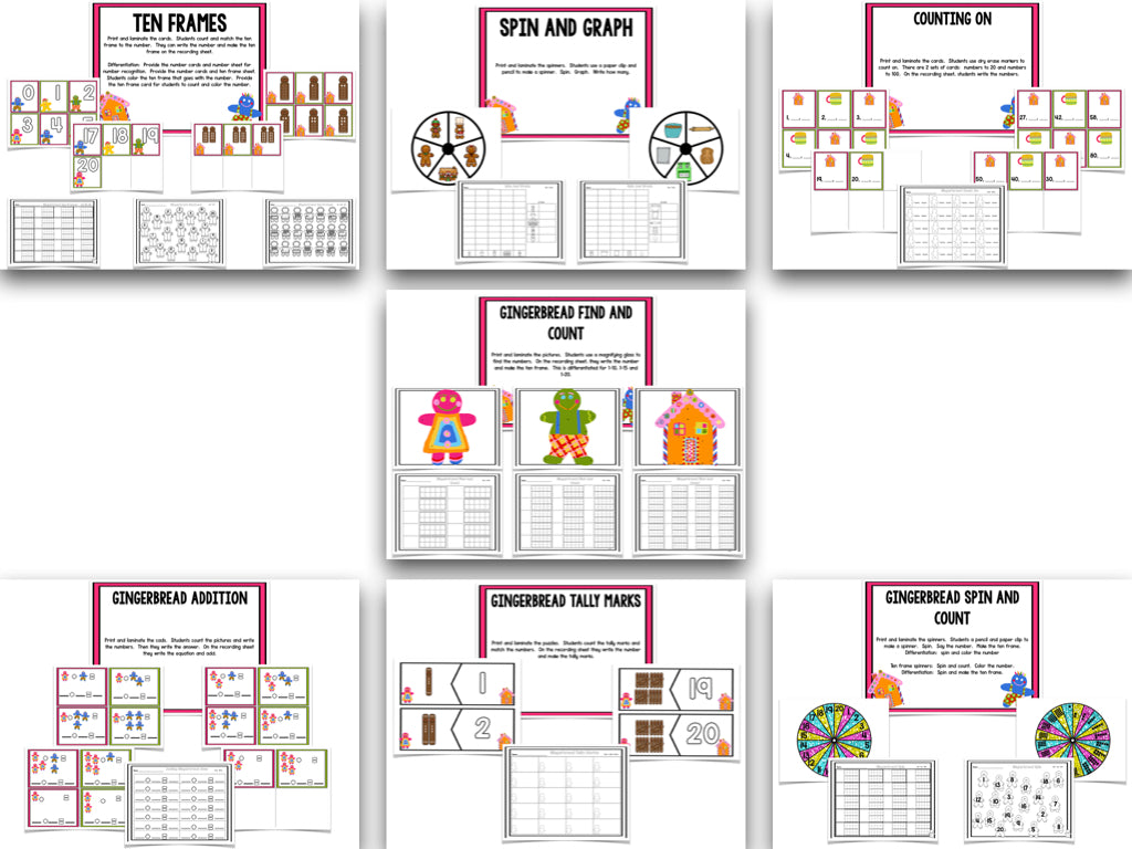 Gingerbread Man: A Math and Literacy Creation