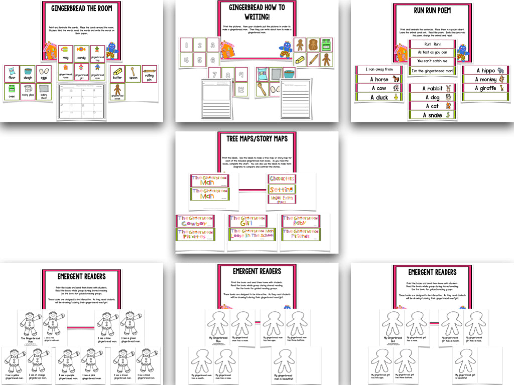 Gingerbread Man: A Math and Literacy Creation