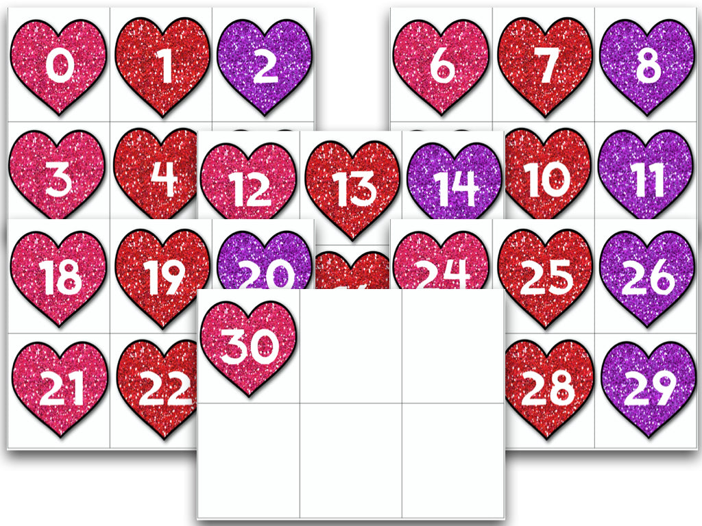 Heartbreaker: Valentine's Day Numbers and Counting to 30!