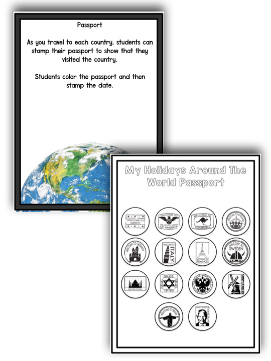 Christmas And Holidays Around the World: An Editable  Research and Writing Project PLUS Centers!