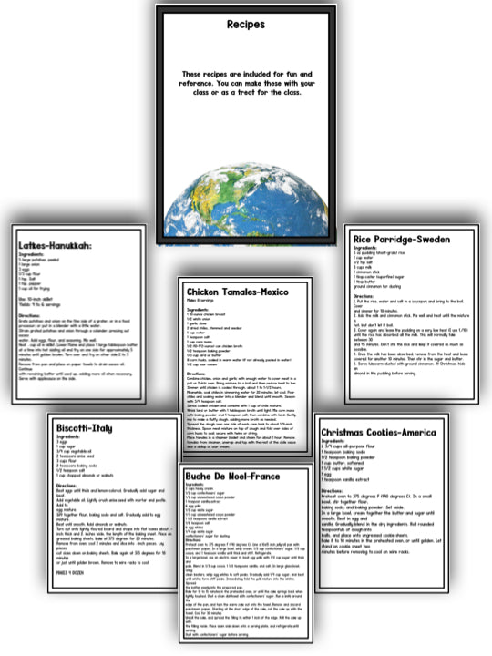 Christmas And Holidays Around the World: An Editable  Research and Writing Project PLUS Centers!