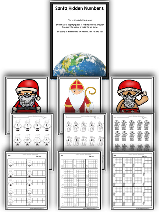 Christmas And Holidays Around the World: An Editable  Research and Writing Project PLUS Centers!