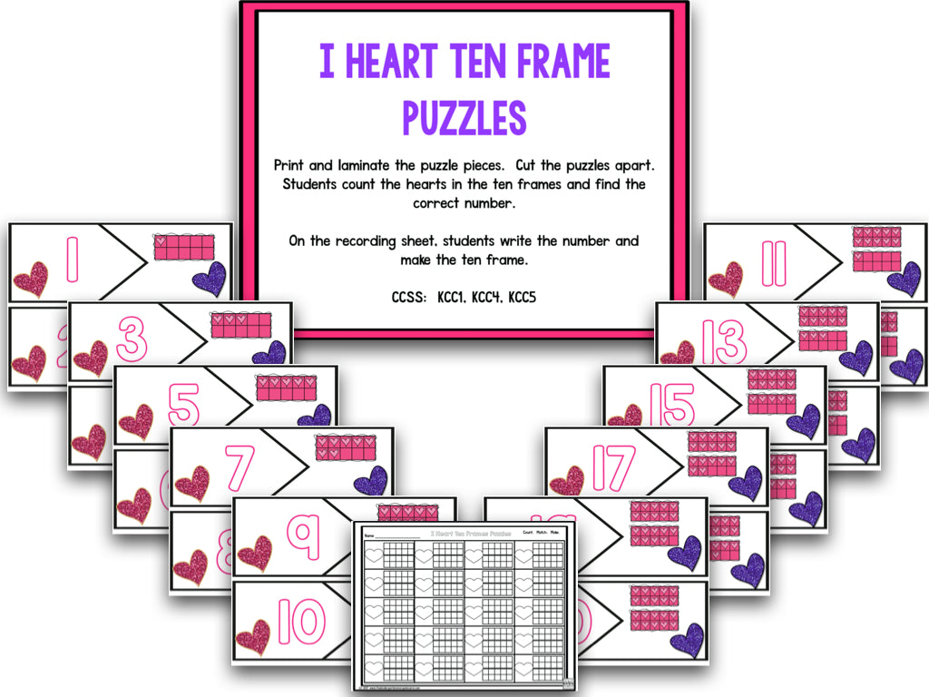 I Heart Valentines Day! Math and Literacy Creation