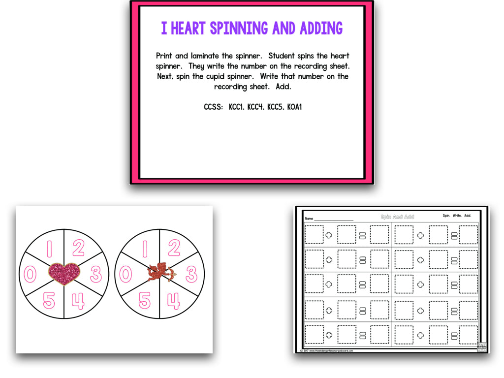 I Heart Valentines Day! Math and Literacy Creation