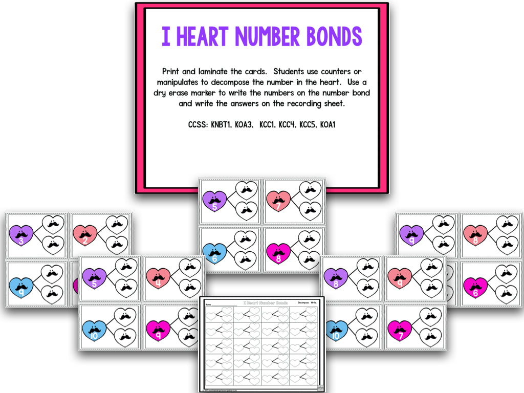 I Heart Valentines Day! Math and Literacy Creation