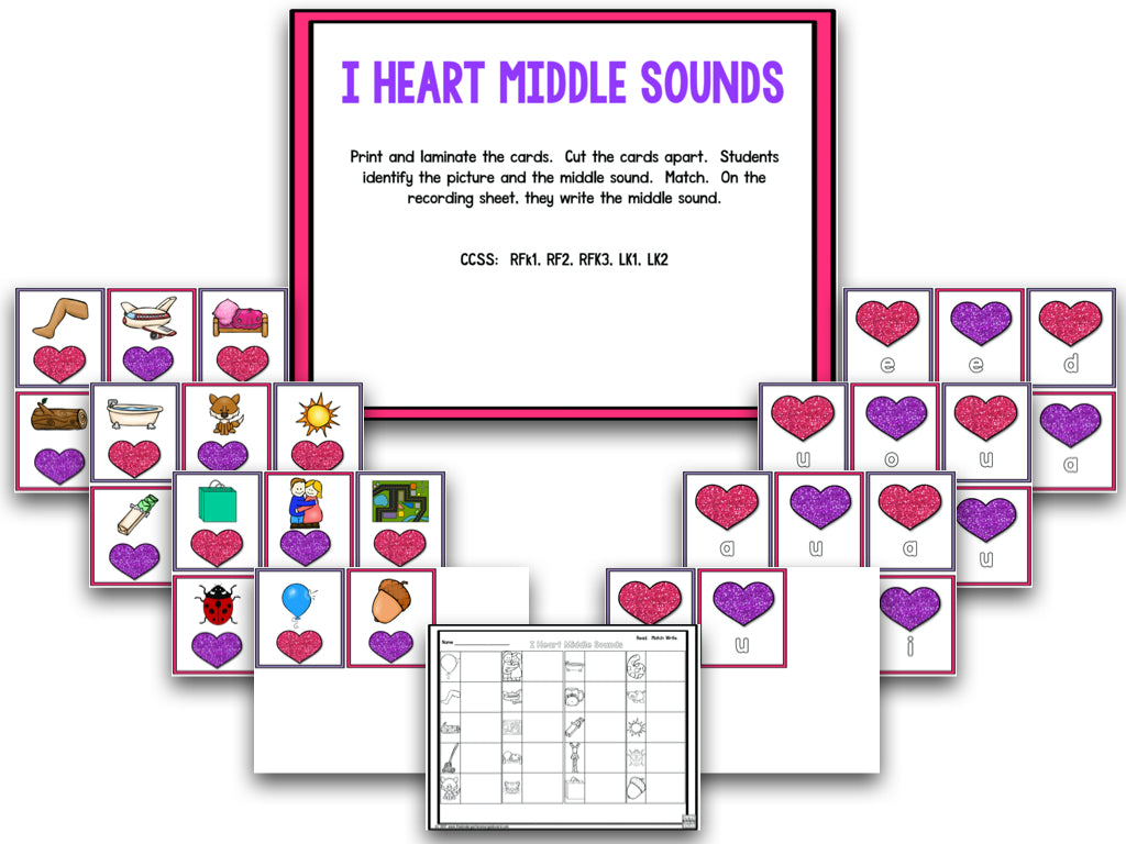 I Heart Valentines Day! Math and Literacy Creation