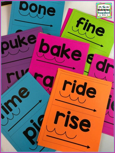 CVC-E Word Blending Cards