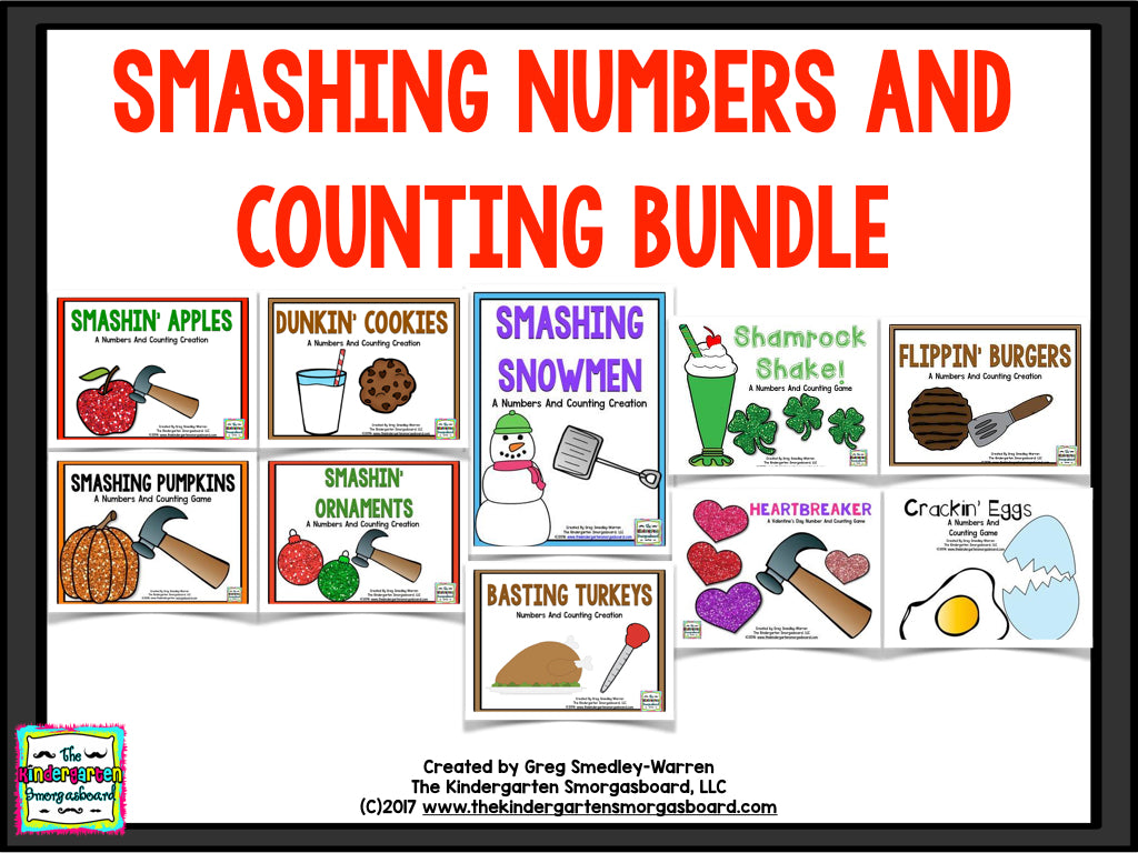 Smashing Numbers and Counting BUNDLE! – The Kindergarten Smorgasboard ...