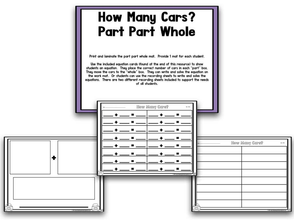 Math It Up! Adding Cars