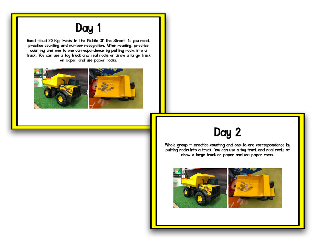 Math Using Trucks Math It Up! Counting With Trucks – The Kindergarten Smorgasboard Online ...