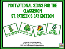 Motivational Signs St. Patrick's Day Theme