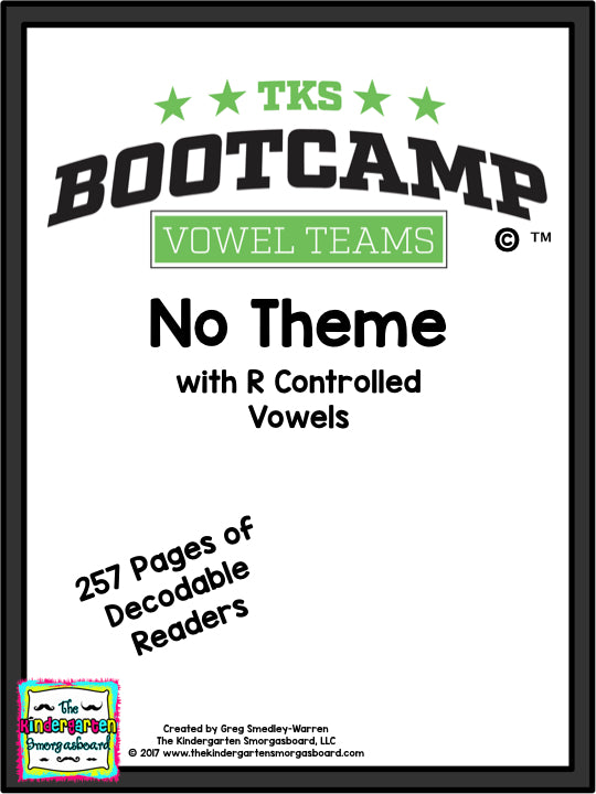 Vowel Teams Bootcamp (No Theme)