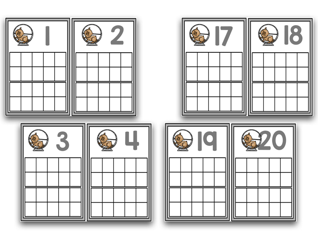Pets Ten Frame Cards