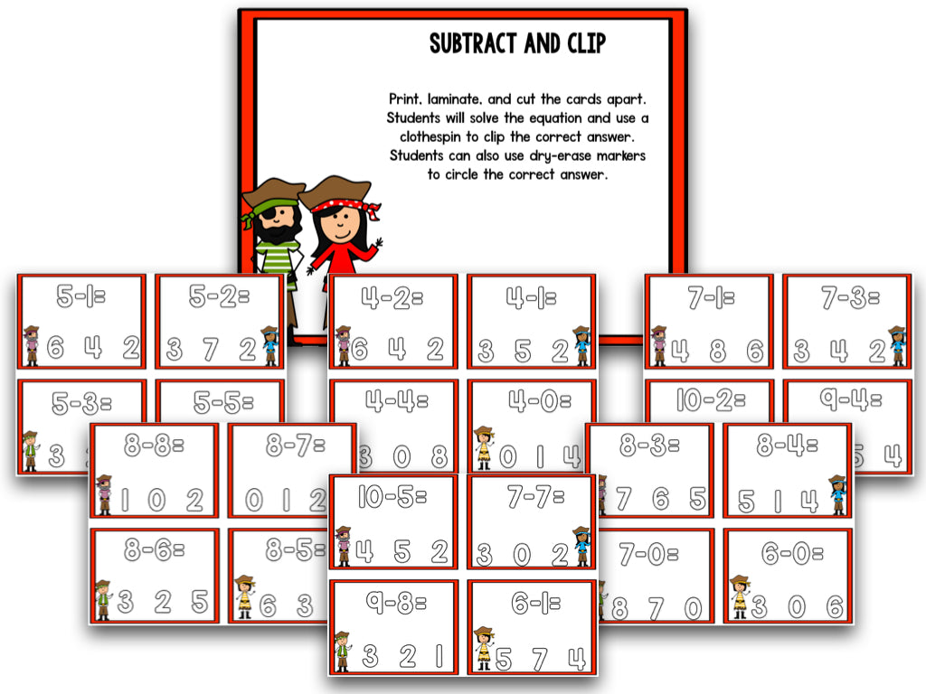 Pirate Subtraction