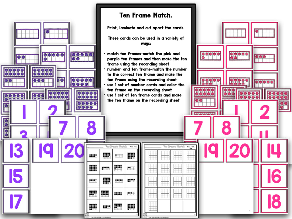 Pocket Chart Games: Set 1