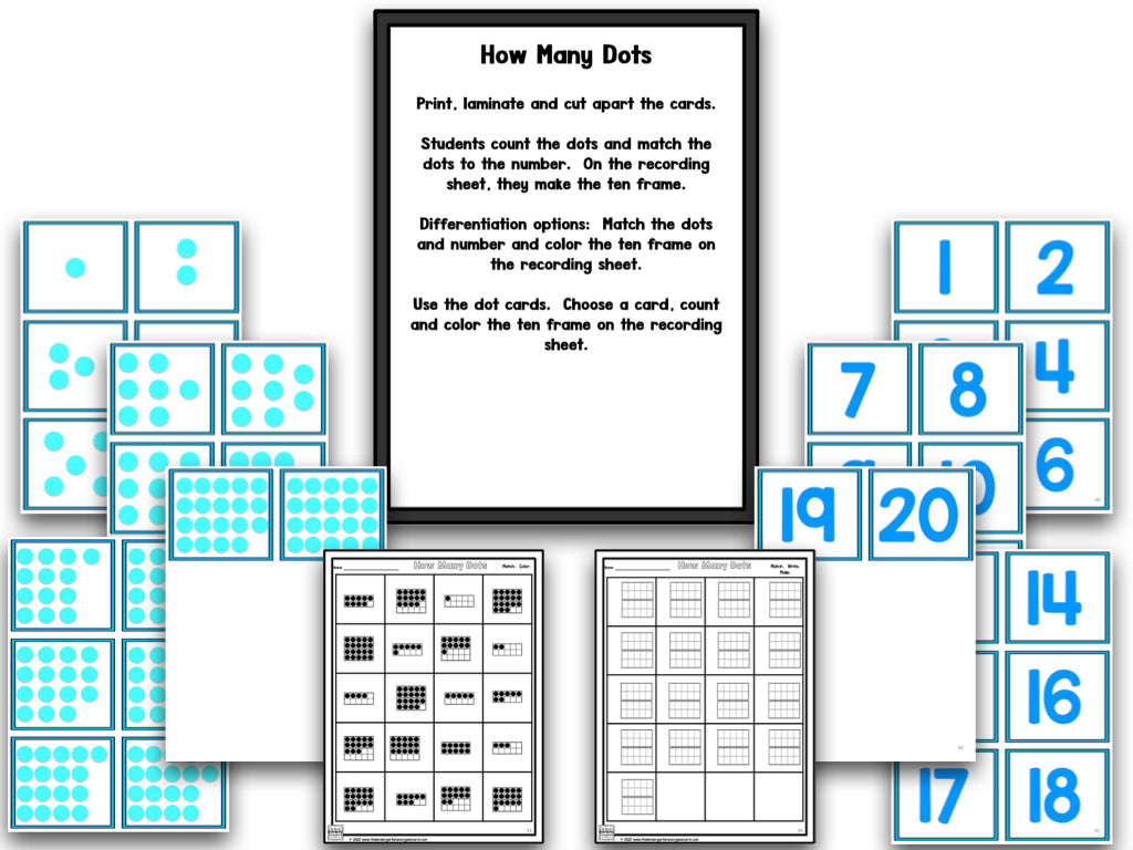 Pocket Chart Games: Set 1