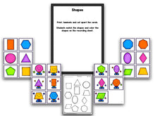 Pocket Chart Concentration Games: Set 1