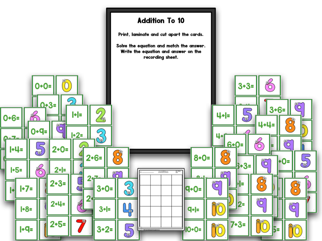 Pocket Chart Games: Set 2