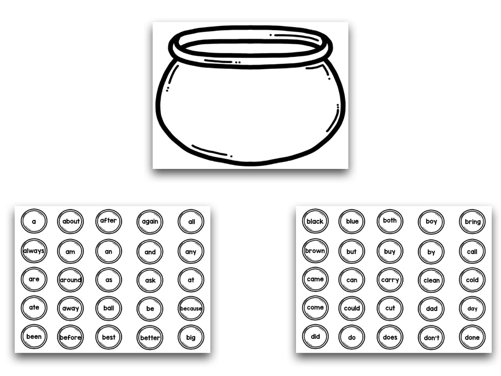 St. Patrick's Day Editable Sight Words Project