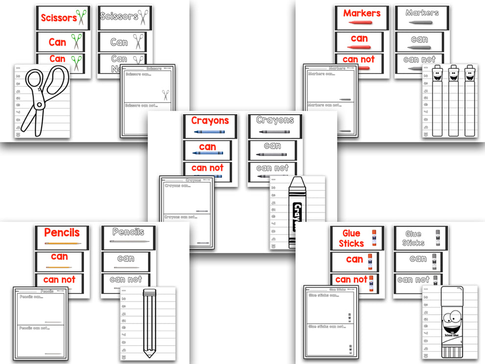 School Supply Research Project! The Kindergarten Online