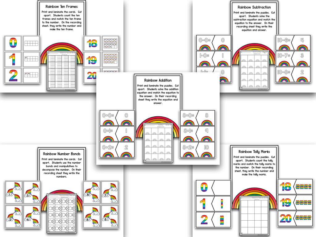 Rainbows: A Research and Writing Project PLUS Centers!