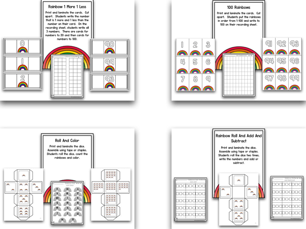 Rainbows: A Research and Writing Project PLUS Centers!