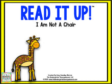 Read It Up! I Am Not A Chair