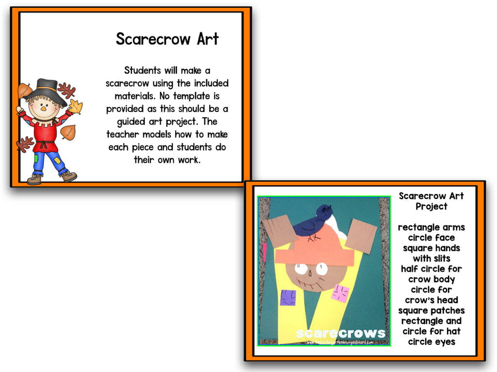 Scarecrow Math, Literacy and Writing Pack