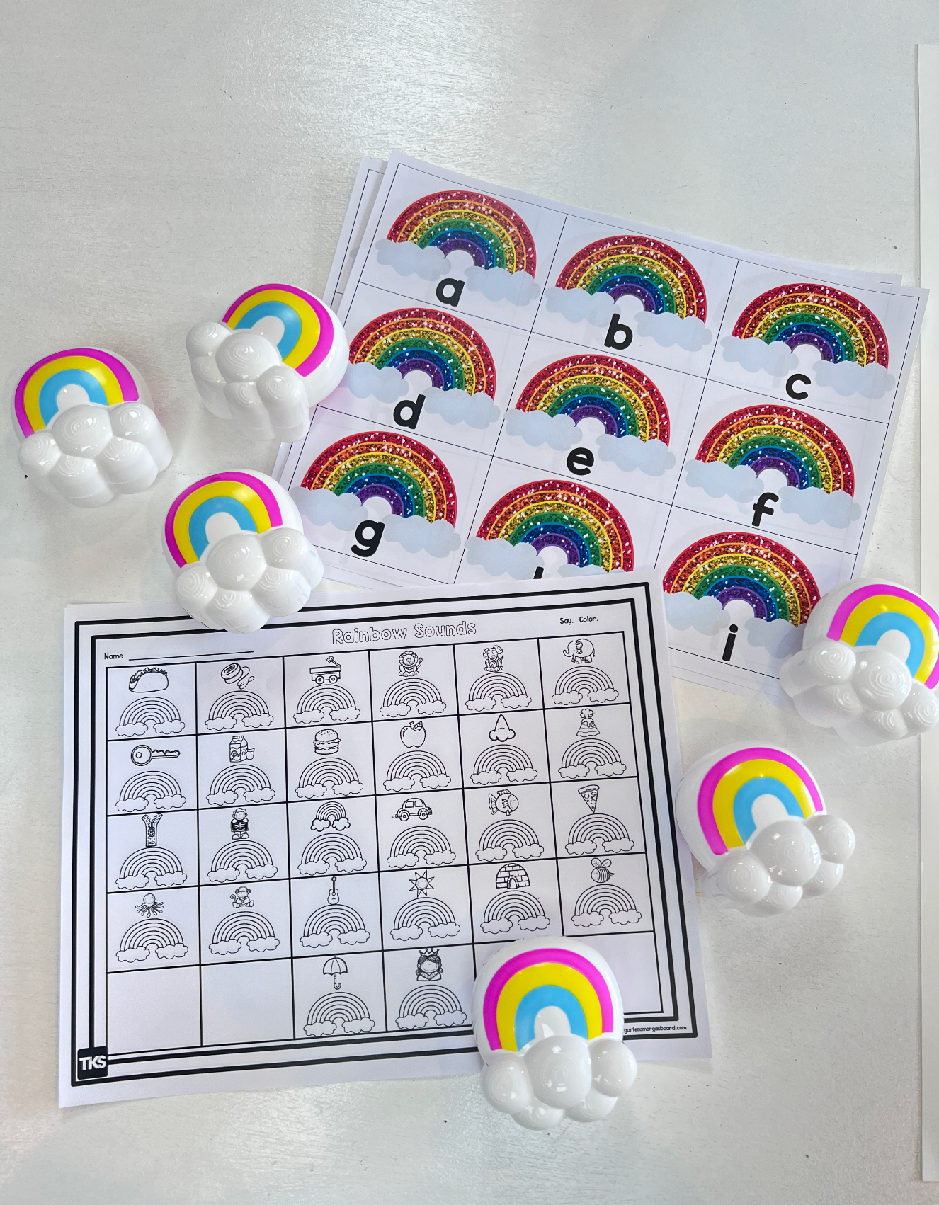 Rainbow Letters & Sounds Freebie