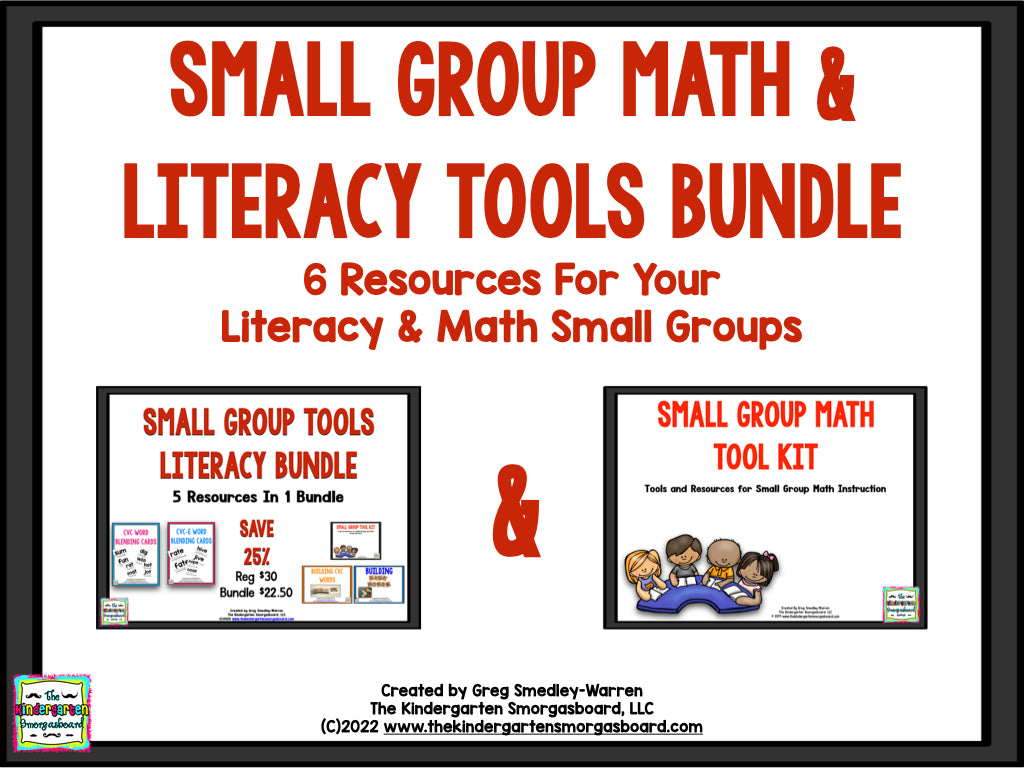 Small Group Tools Math & Literacy Tools Bundle