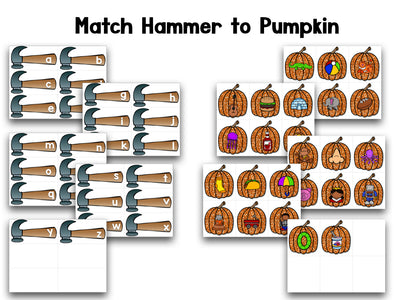 Smashing Pumpkins! Letters and Sounds