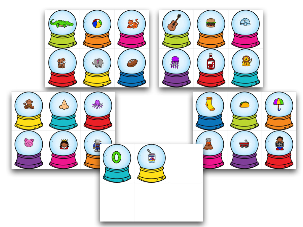 Smashing Snow Globes! Letters and Sounds