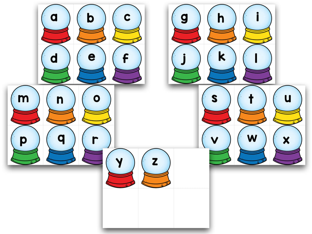 Smashing Snow Globes! Letters and Sounds