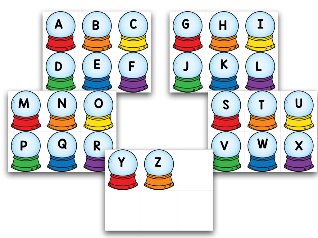 Smashing Snow Globes! Letters and Sounds