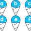 Snow Cone Letter Freebie