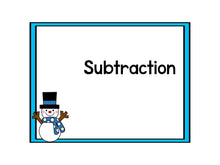 Snowman Math Stack - Add & Subtract