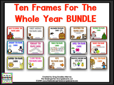 Ten Frames for the Whole Year!
