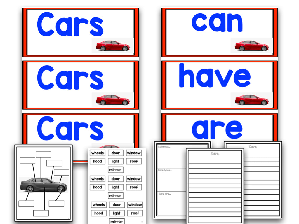 Transportation: A Research and Writing Project PLUS Centers!