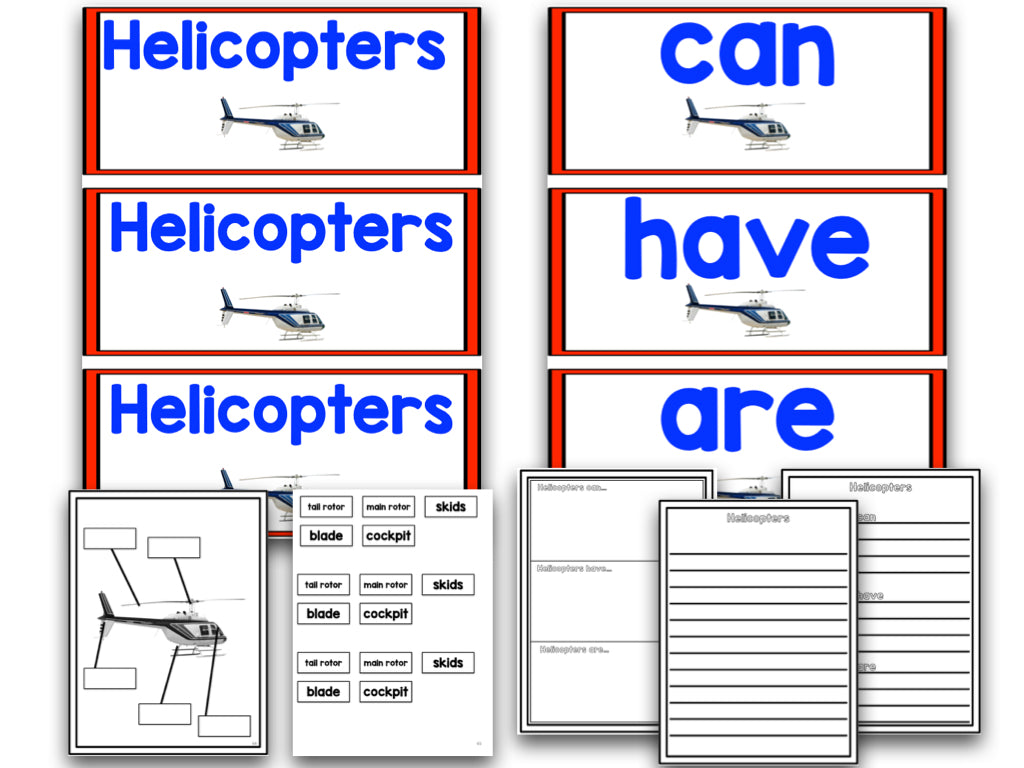 Transportation: A Research and Writing Project PLUS Centers!