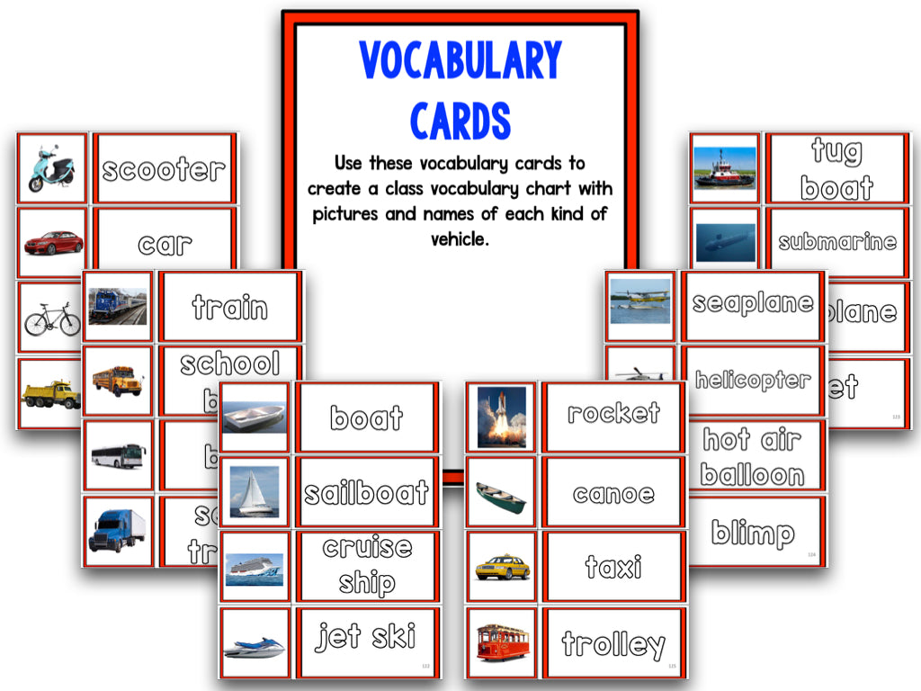 Transportation: A Research and Writing Project PLUS Centers!