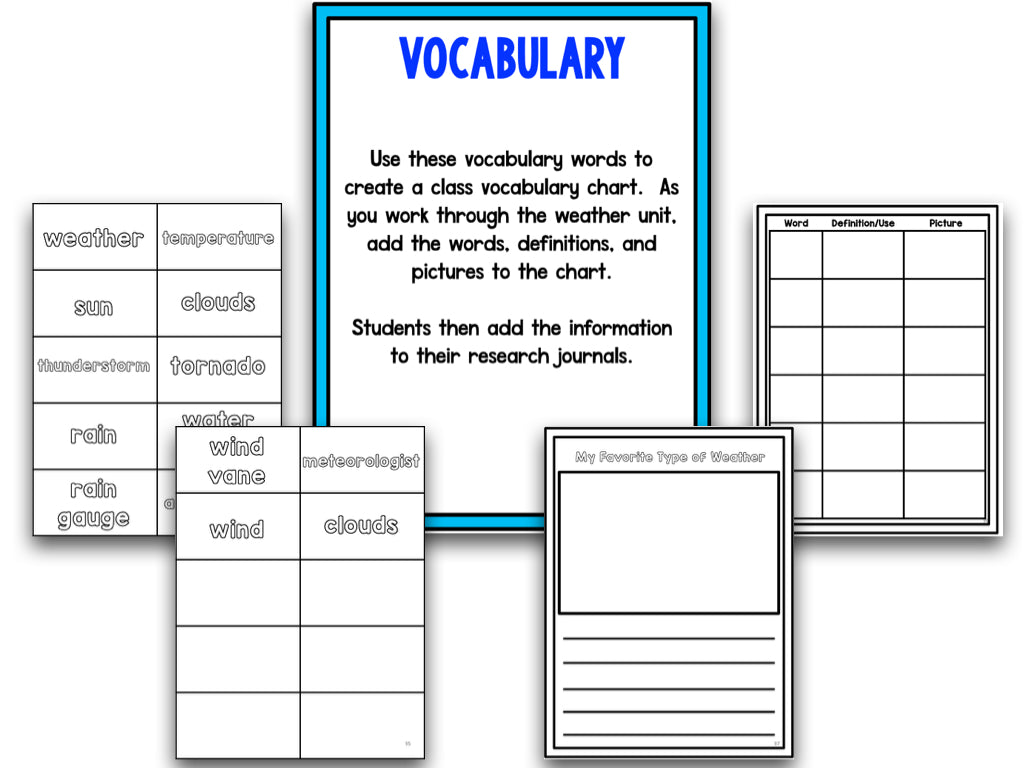 Weather: A Research and Writing Project