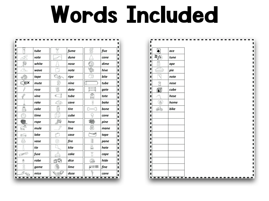 What Does the Fox Say? Zero-Prep CVC-E Practice Pages