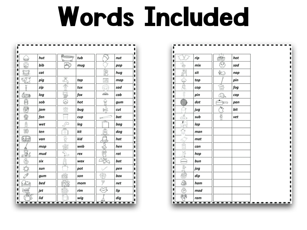 What Does the Fox Say? Zero-Prep CVC Practice Pages