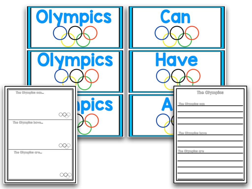 Winter Games: A Research and Writing Project PLUS Centers!