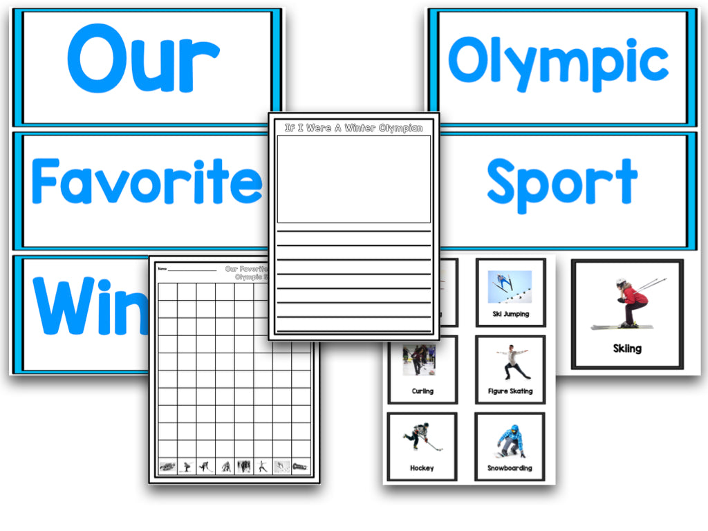 Winter Games: A Research and Writing Project PLUS Centers!