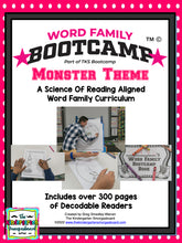 Word Family Bootcamp (Monster Theme)