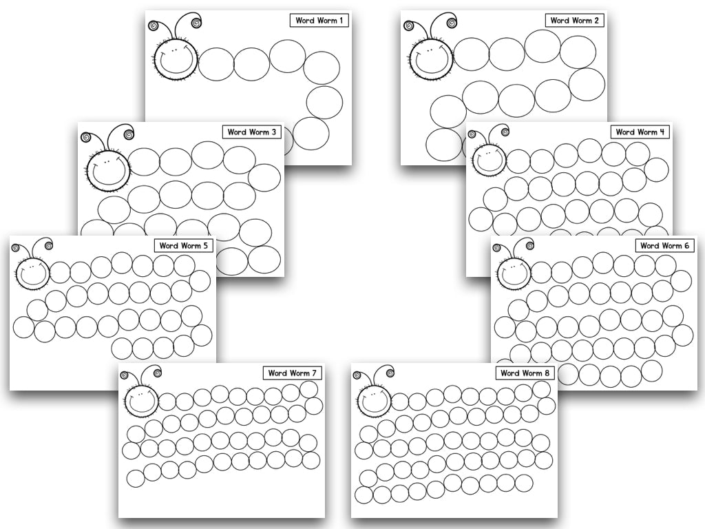 The Word Worm: An Editable Sight Word Recognition Creation