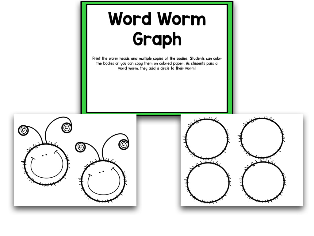 The Word Worm: An Editable Sight Word Recognition Creation