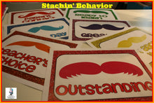 Behavior Calendar and Clip Chart: I Mustache You About Your Behavior