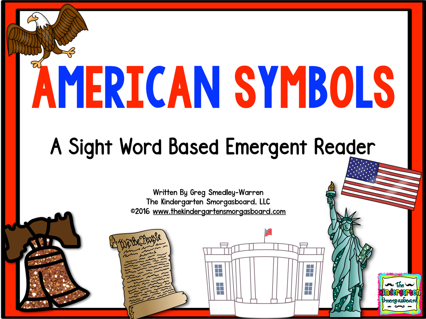 American Symbols Emergent Reader